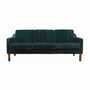 Vintage Sofa Samt Grün 1970er Jahre 0