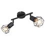 Xara I Ceiling spotlight Iron 2-bulb 0