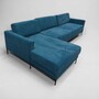 Tyme Sofa Récamiere Links Cord Marineblau 3