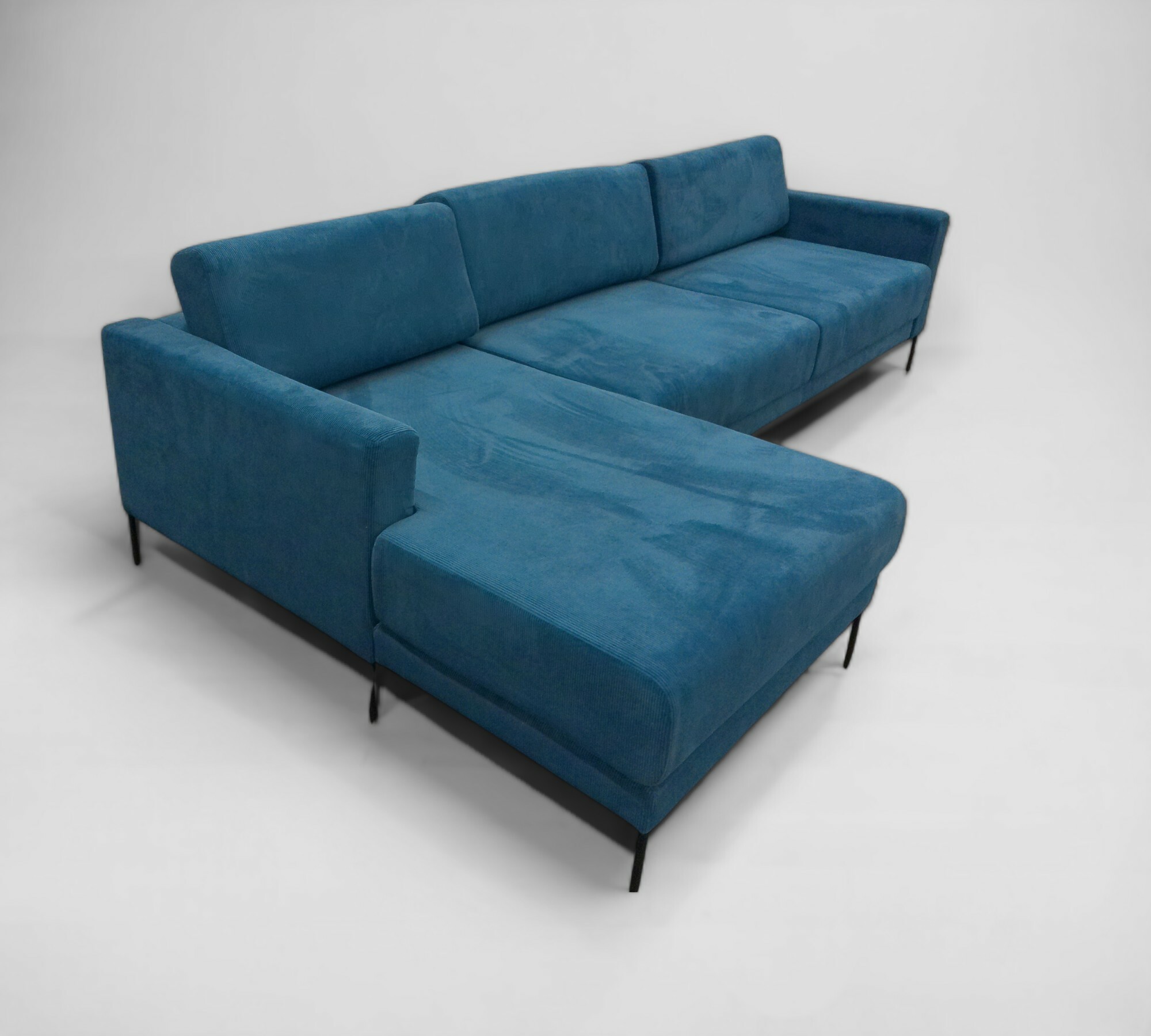 Tyme Sofa Récamiere Links Cord Marineblau 3