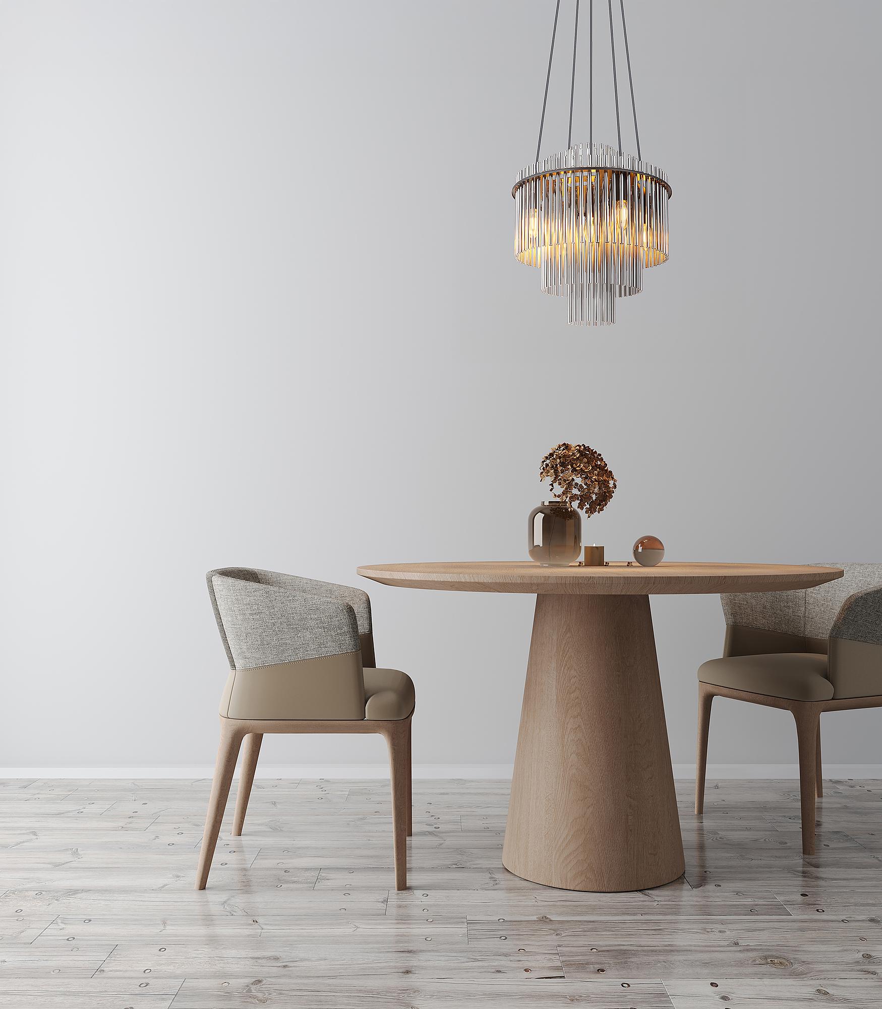 Pendelleuchte Gorley Typ G Rauchglas Eisen Schwarz 2