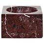 Salmo Square Red Marble Bowl
 6