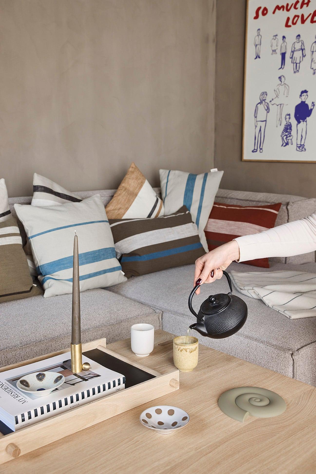 Sofuto Kissenbezug Bio-Baumwolle Mehrfarbig 1