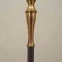 Vintage floor lamp Metal Fabric Multicolored 1970s 4