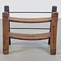 Vintage Weinregal Holz Braun 1960er Jahre 3