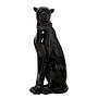 Figure Panther Black Polyresin 23x60x32cm 0