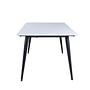 Jimmy Esstisch Schwarz Weiß HPL 150x76cm 2