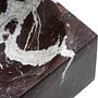 Salmo Square Red Marble Bowl
 7