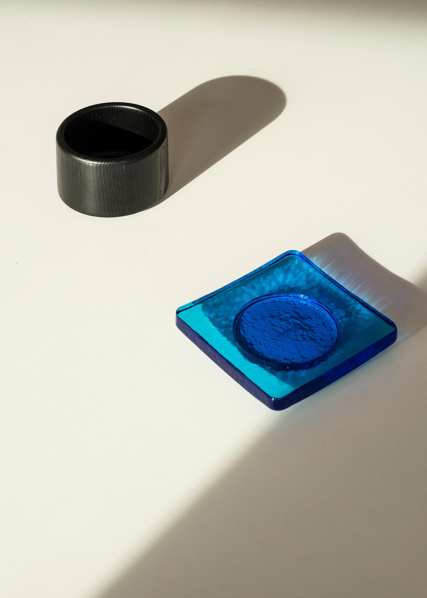 PIEDUCCIO Schale S Eschenholz Schwarz Gebeizt 1