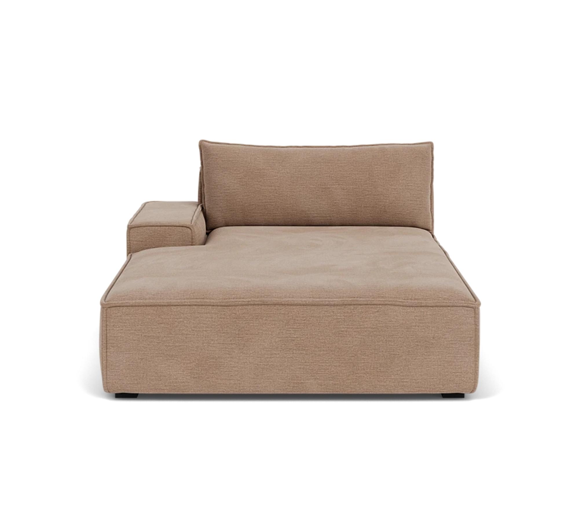 Daphne 1-Sitzer Récamiere Links Aulla Caramel 2