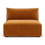 Daphne 1-Sitzer Modul Velour Matt Amber 2