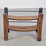 Vintage Weinregal Holz Braun 1960er Jahre 4