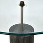 Rany Glas und schwarzer Marmor Beistelltisch
 4