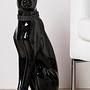 Figure Panther Black Polyresin 23x60x32cm 2