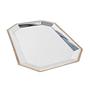Tablett Edelstahl Silber 0