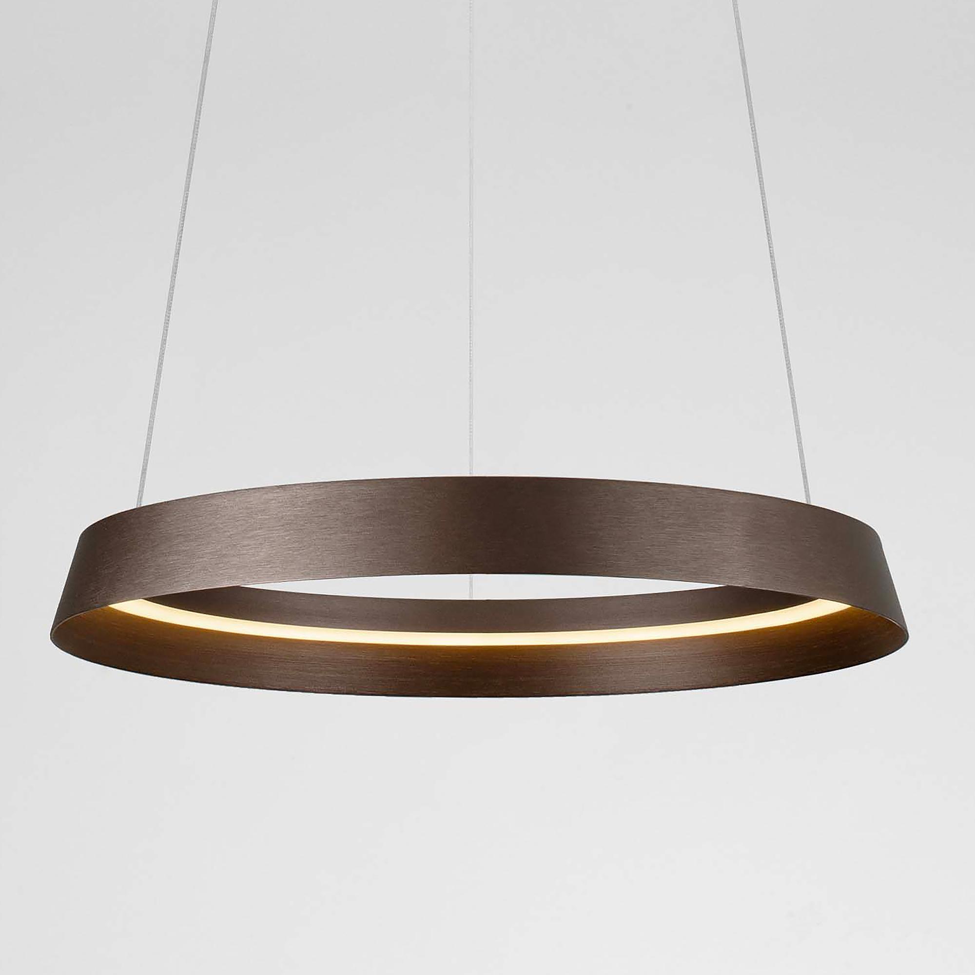 Ormi Pendelleuchte Aluminium Braun 1