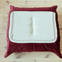 Togo Lounge Set 3-piece Velvet Burgundy 6