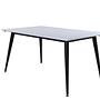 Jimmy Esstisch Schwarz Weiß HPL 150x76cm 1