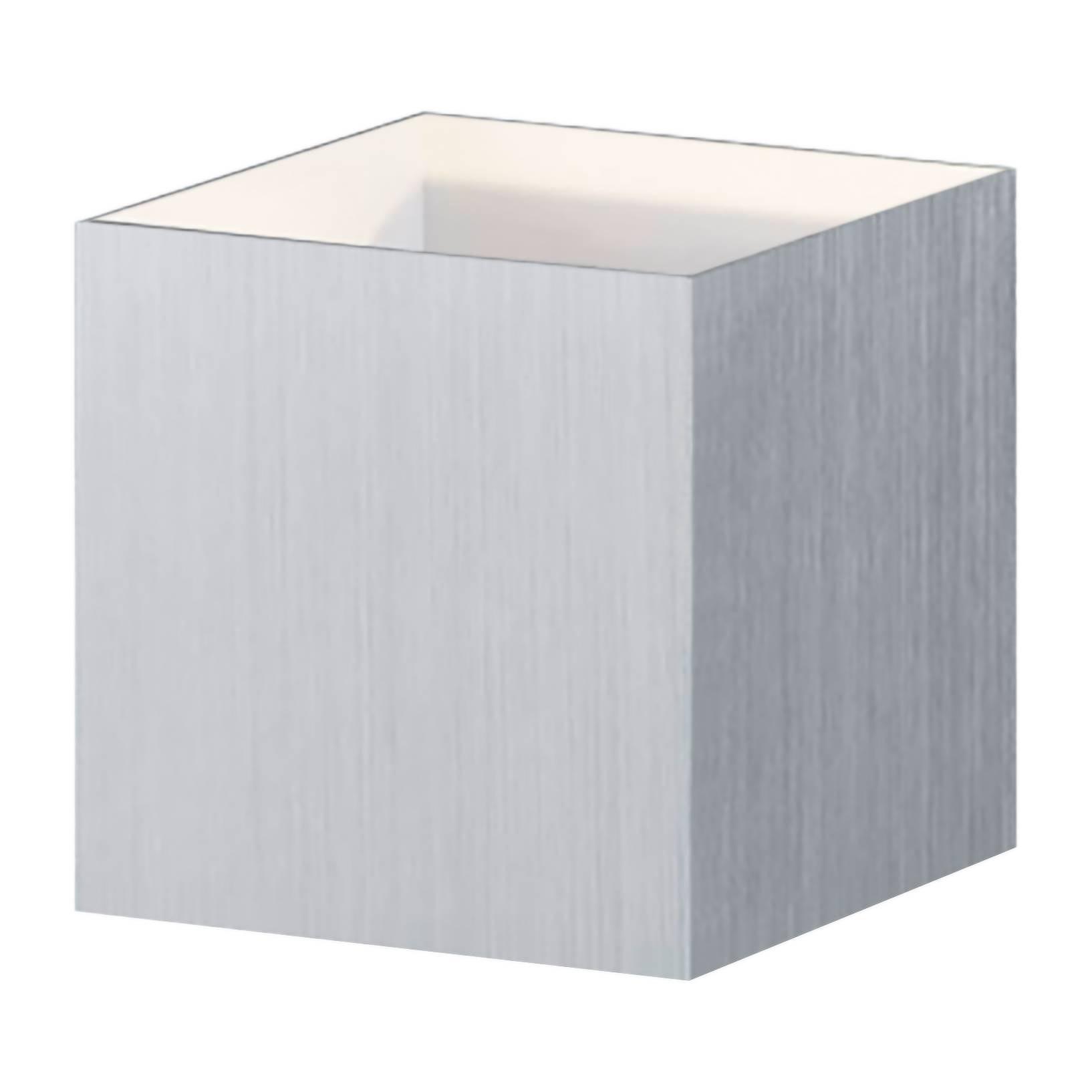 Wandleuchte Quad Aluminium Silber 0