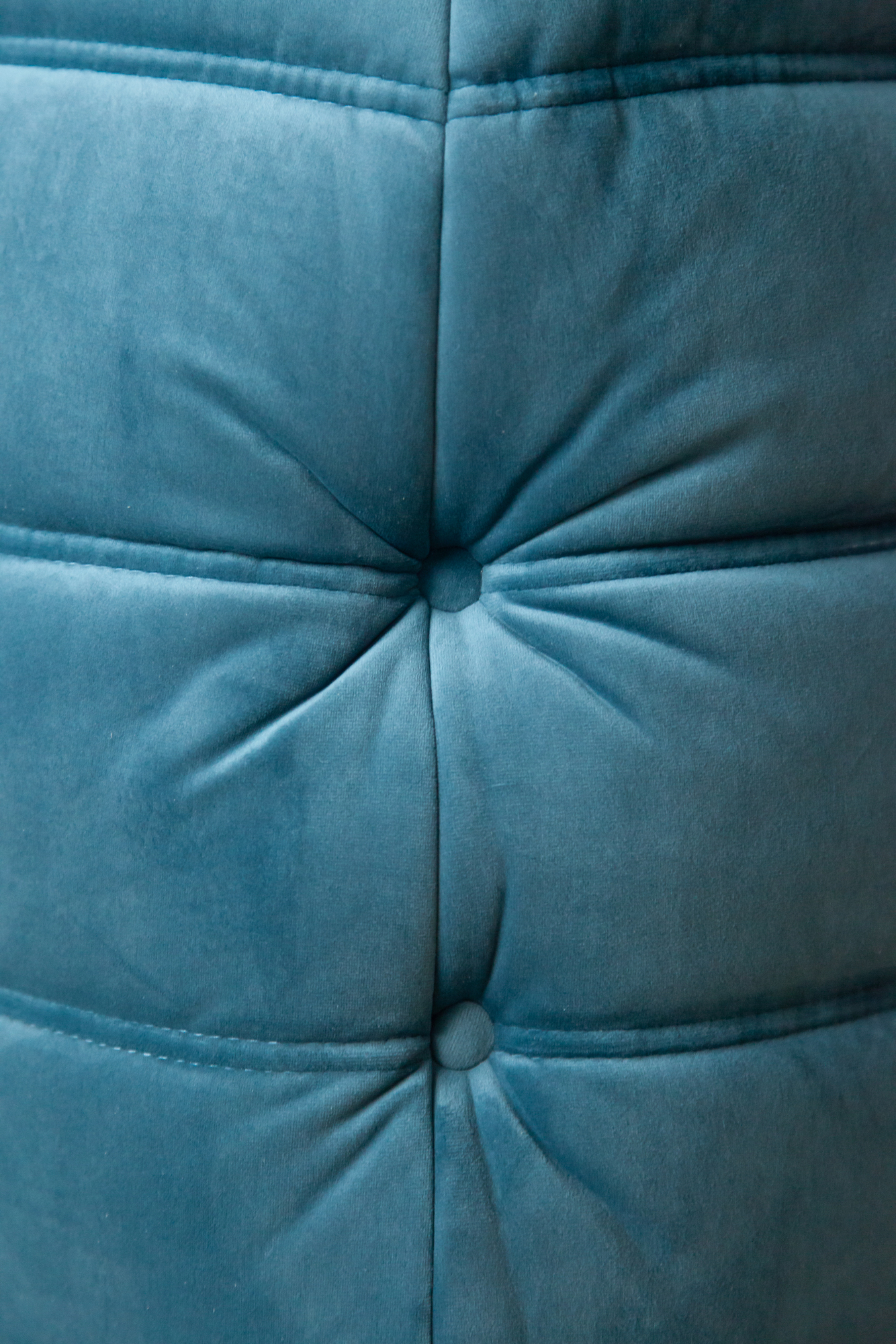 Togo Ecksofa Samt Meerblau 9