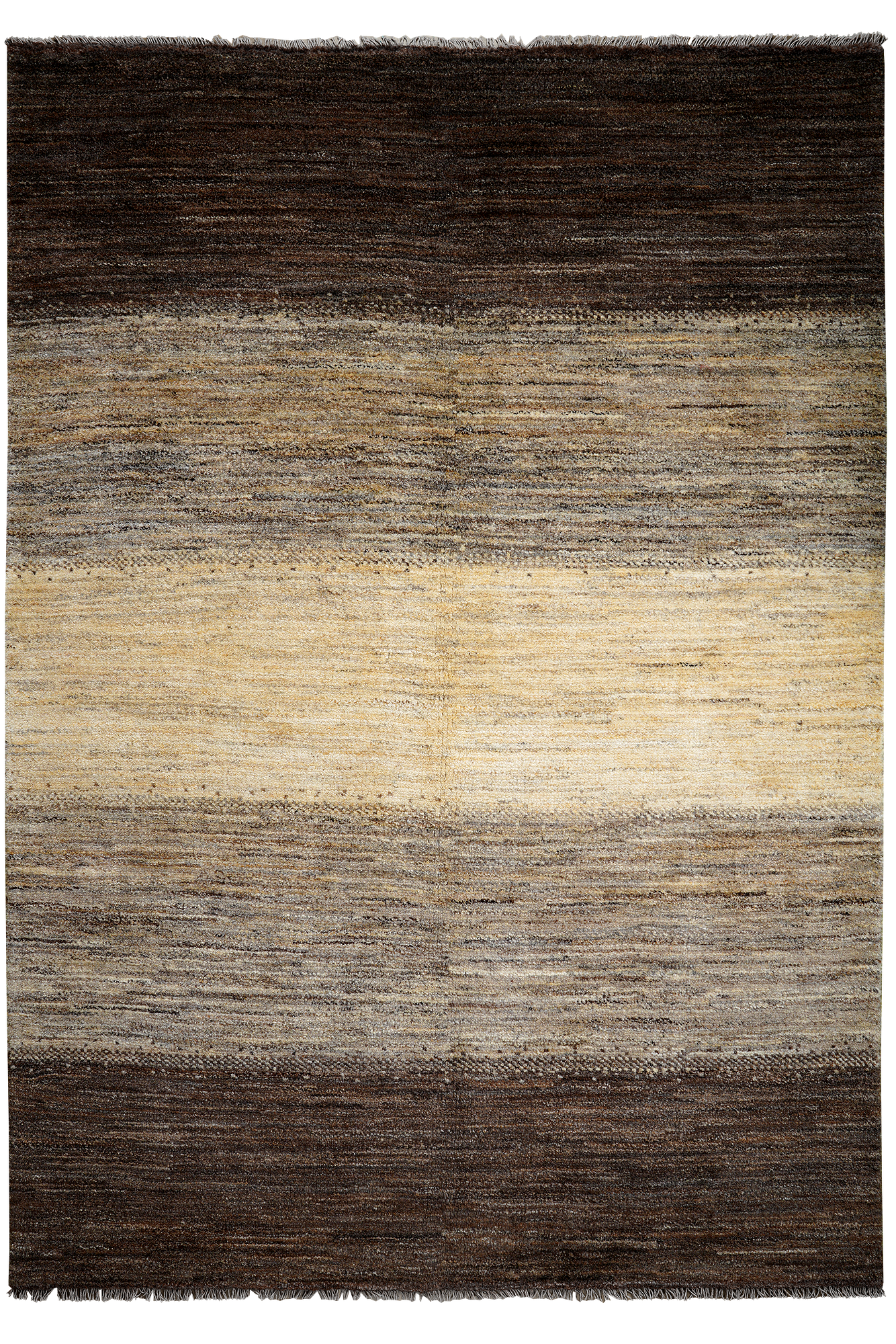 Gabbeh Teppich Wolle Beige 0