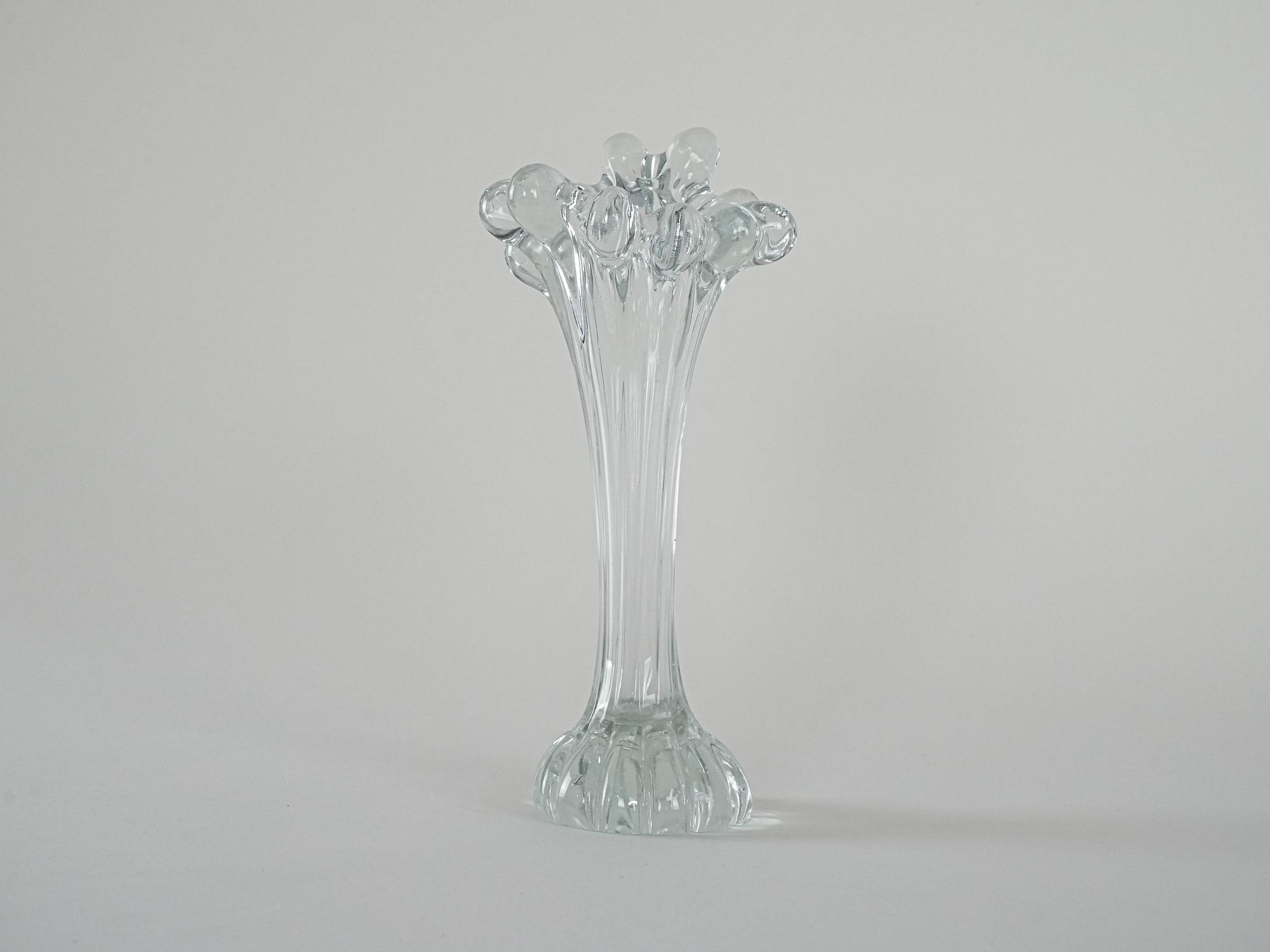 Glass vase Grey 3