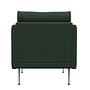 Flamingo armchair velvet Solemio dark green 70 3
