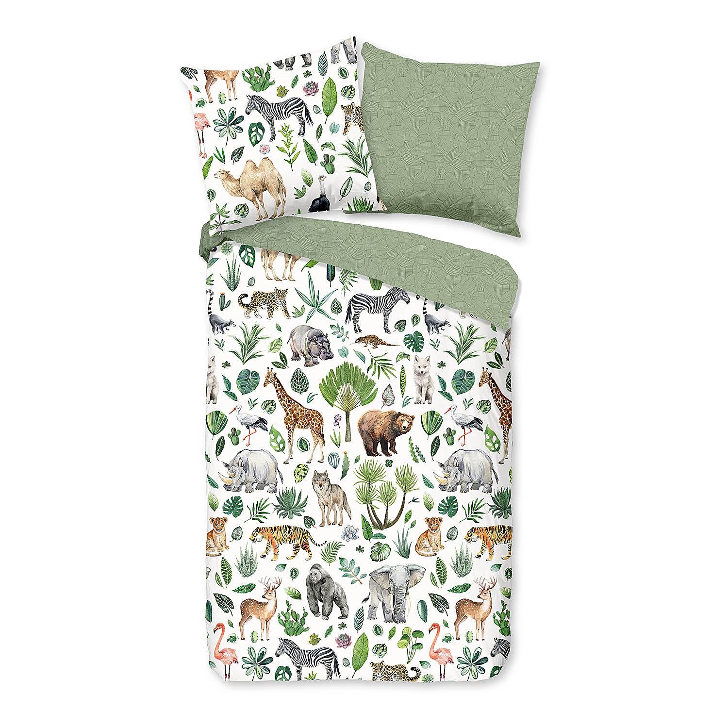 Children's bedding Cotton Green 135x200cm Pillowcase 80x80cm 1