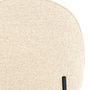 Polsterstuhl 2er-Set Bouclé Creme 7