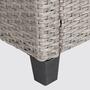 Outdoor Loungesessel Polyrattan Beige 4