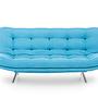Misa Sofa Bed 3-seater Turquoise 0