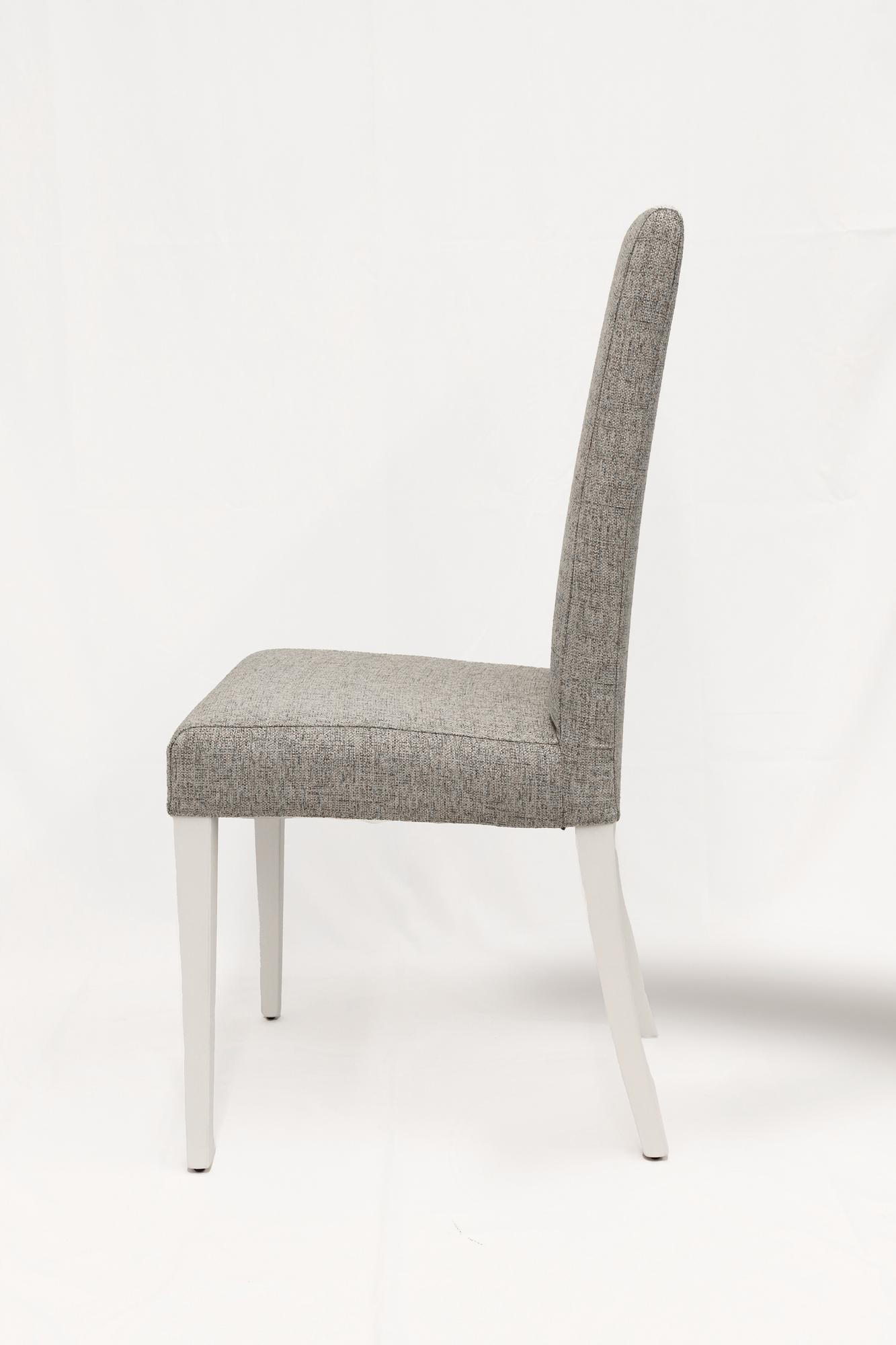 2x Sedia da pranzo Teddy legno grigio 5