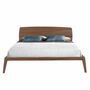 Bett Walnussholz Braun  1