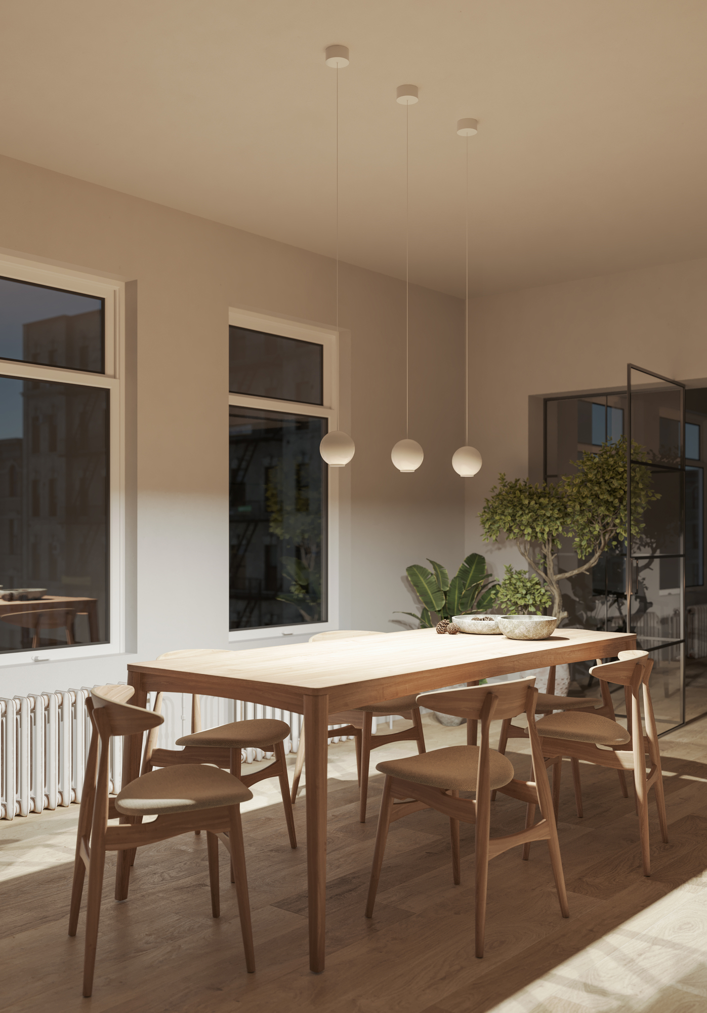 Eos Pendelleuchte Acrylglas Aluminium Weiß 3