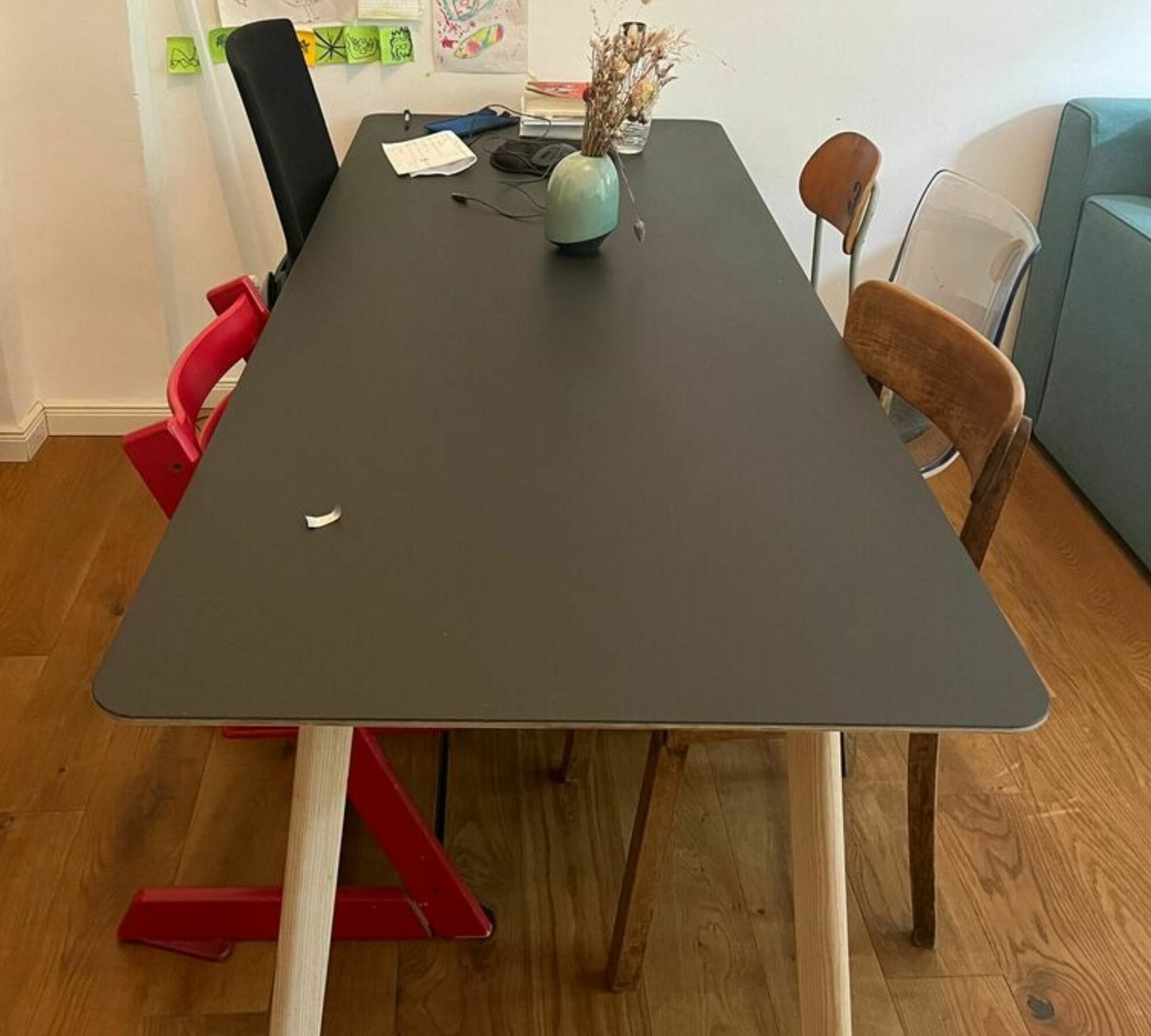 Tisch Holz Schwarz 1