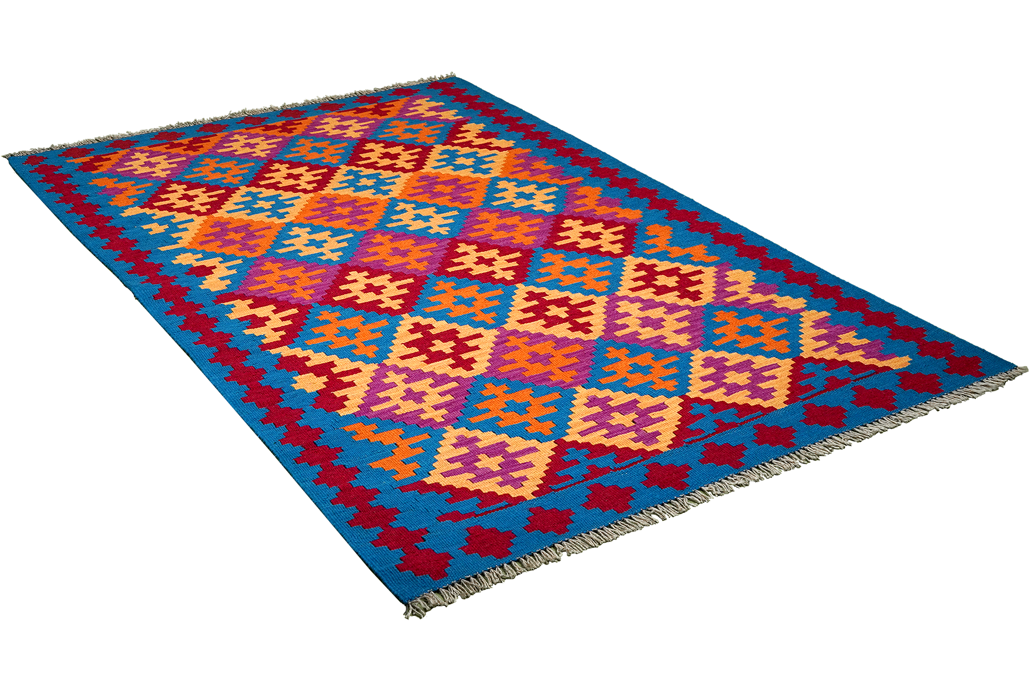 Kilim Gashgai Teppich Mehrfarbig 2