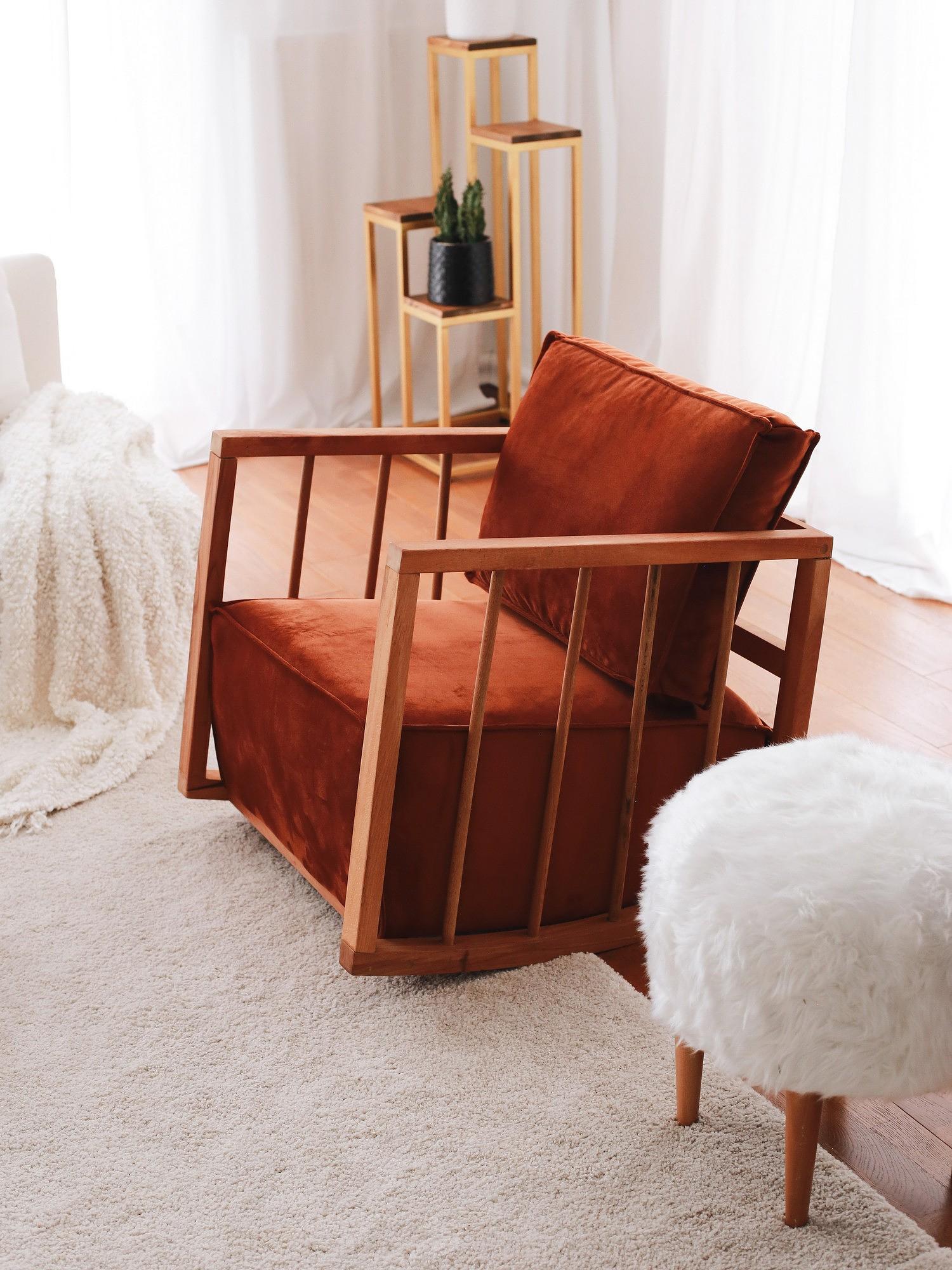 Rocking children's chair Cinnamon brown 1