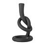 Flikka Knot Candle Holder Polyresin Black 0