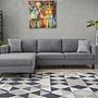 Kale Sofa Chaise Lounge Left Grey 0