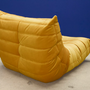 Togo armchair velvet mustard yellow 4
