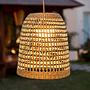 Außenpendelleuchte Positano Rattan 1
