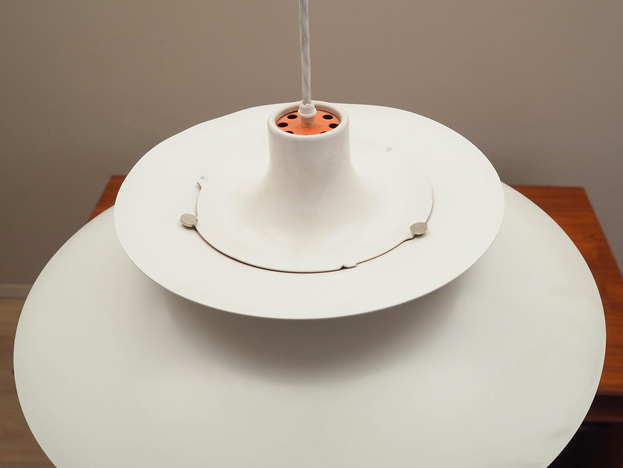 PH5 Pendant Lamp Metal Beige 1970s 4