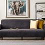 Noya Sofa Sitzer Chenille Anthrazit 0