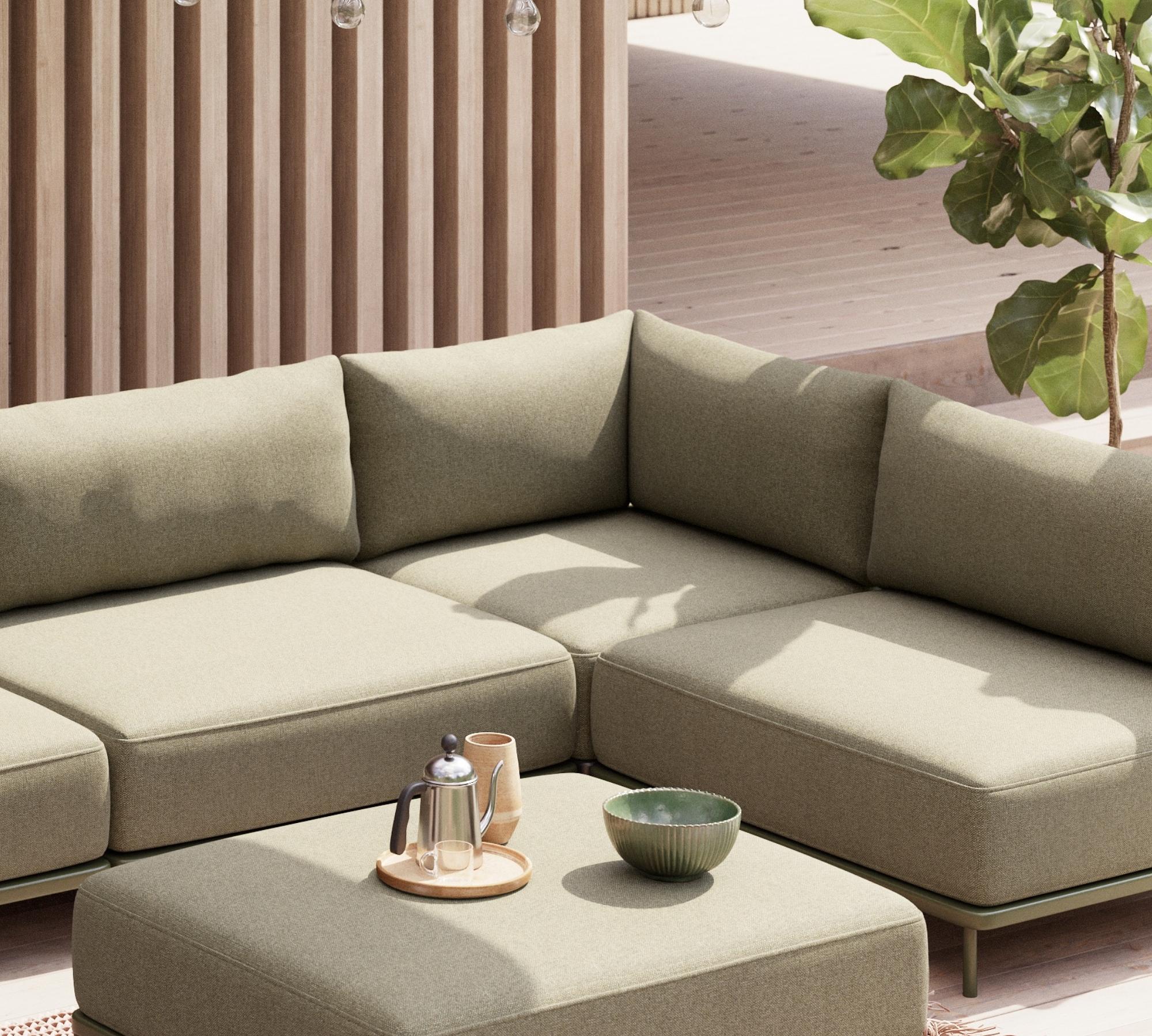 Vincent Outdoor Eckmodul Clary Sage Green 2