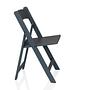 2x Travano Garden Chair Plastic Grey 5