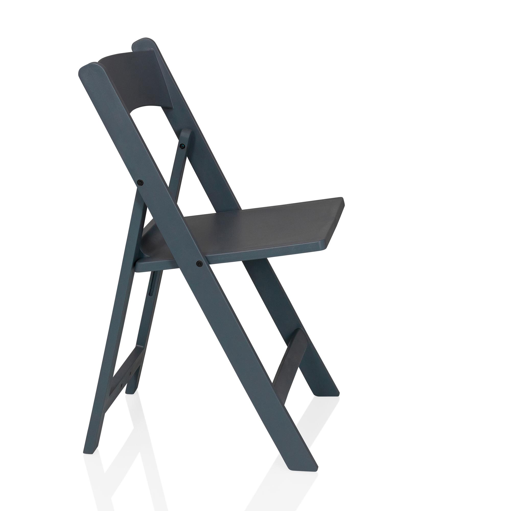 2x Travano Gartenstuhl Kunststoff Grau 5