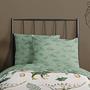 Gabi Bettwäsche Baumwolle Grün 100x135cm Kissen 40x60cm 3