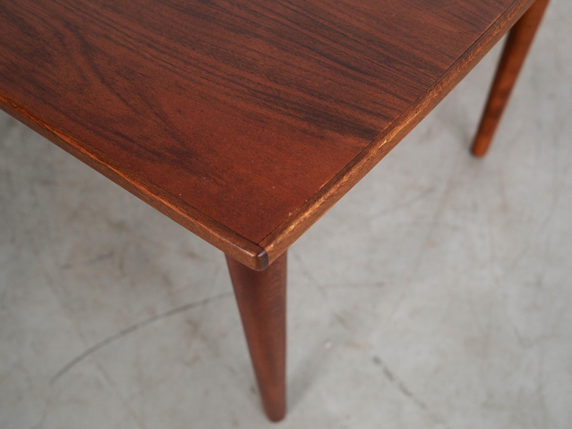Walnut table Brown 1970s 9