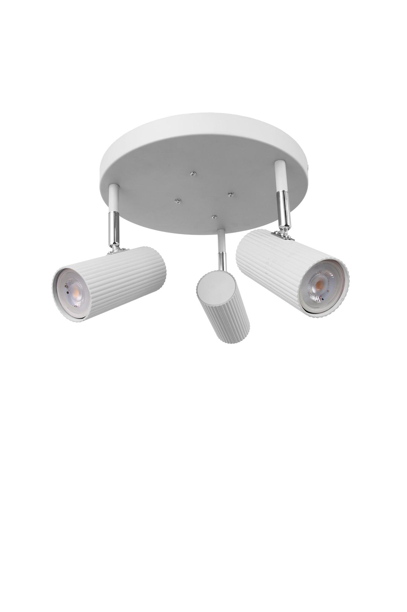 Hubble Ceiling Light 3-Light White 0