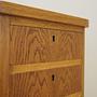 Vintage desk wood brown 1960s 11